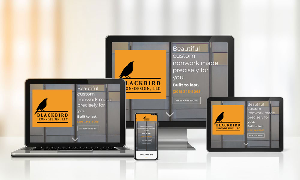 Blackbird Iron & Design Website