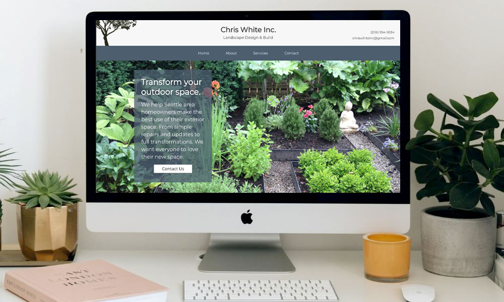 Chris White Inc, Landscaping - Website Featured Image