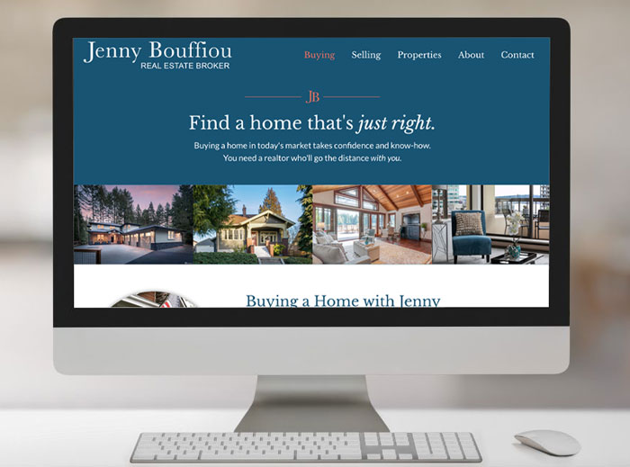 Jenny Bouffiou Realtor website - buying a home